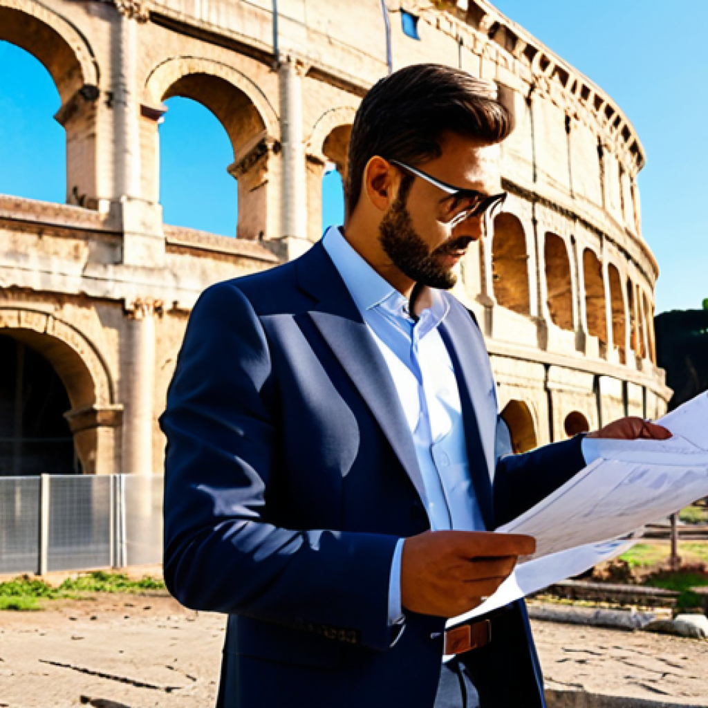 코딩교육지도사와 취업용 스킬 셋 추천 - **
A professional architect, fully clothed in a stylish yet modest Italian business suit, reviewing...