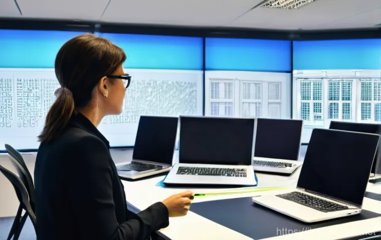 코딩교육지도사와 기업 연계 교육 사례 - **Prompt: Corporate Coding Upskilling in Italy**
A brightly lit, modern corporate training room ...