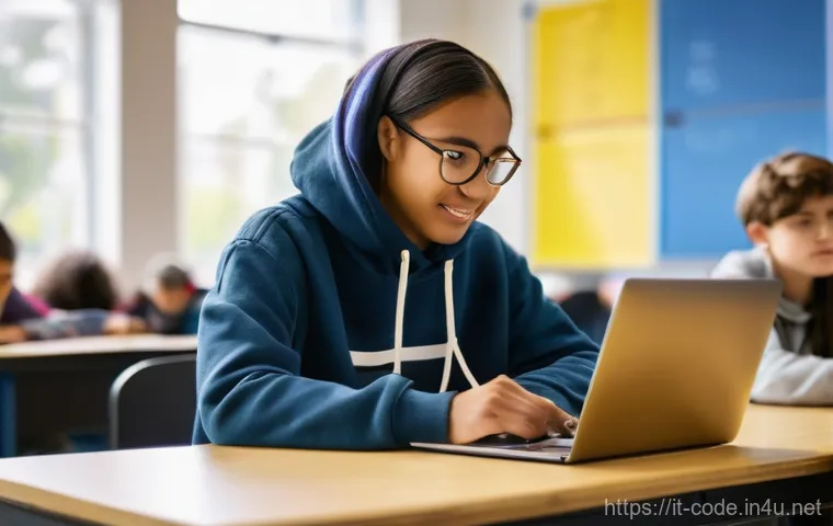 코딩교육지도사와 학습 동기 부여 사례 - A group of cheerful children, aged 8-12, are actively engaged in a coding workshop. They are seated ... 코딩교육지도사와 학습 동기 부여 사례 - A group of cheerful children, aged 8-12, are actively engaged in a coding workshop. They are seated ...