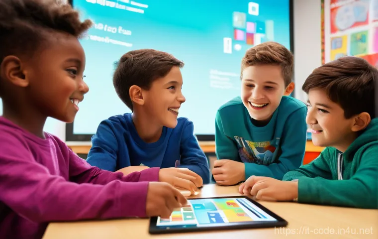 코딩교육지도사 자격증 준비 핵심 과목 - **Prompt 1: "Playful Introduction to Coding for Young Learners"**
"A vibrant and energetic class...