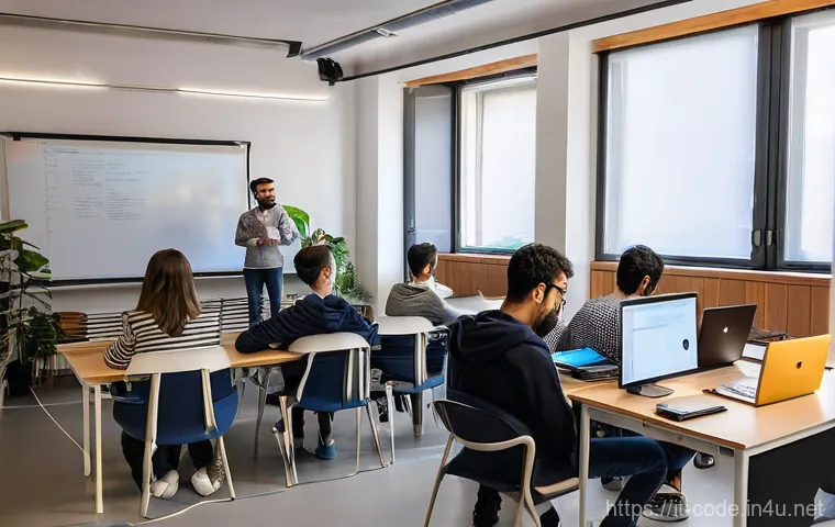 코딩교육지도사 채용 공고 분석 - **Prompt:** A vibrant, sunlit classroom in a modern Italian primary school. A diverse group of cheer... 코딩교육지도사 채용 공고 분석 - **Prompt:** A vibrant, sunlit classroom in a modern Italian primary school. A diverse group of cheer...