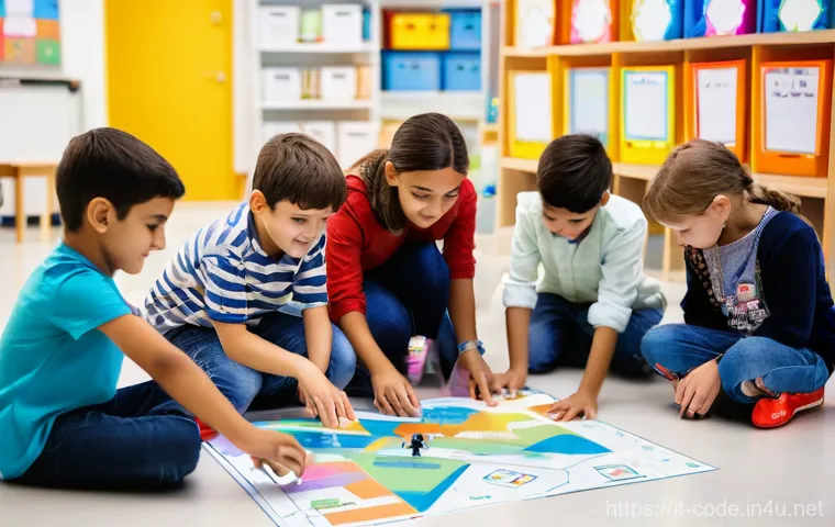 코딩교육지도사 교육 기획 방법 - **Prompt: Cultivating Computational Thinkers in Italy**
A bright, well-lit classroom in a modern...