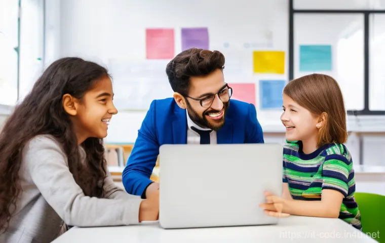 코딩교육지도사 자격증 관련 최신 정보 - **Prompt:** A vibrant and engaging scene in a modern Italian after-school coding club. A diverse gro...