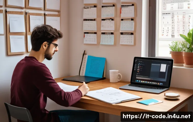 코딩교육지도사 자격증 시험 합격률 - A focused Italian university student studying in a cozy, well-lit home office with a detailed study ...