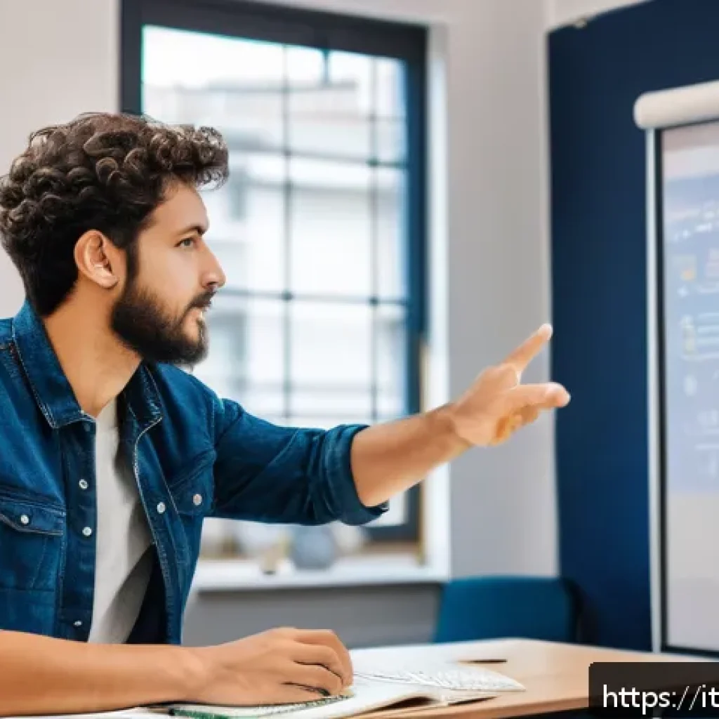 코딩교육지도사 시험 난이도에 따른 준비 전략 - A focused Italian coding instructor in a modern classroom setting, explaining programming concepts o...